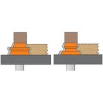 Фреза шип-паз 22,5° 37,3x22,2x60,3 мм, хвостовик 8 мм CMT, фото , изображение 5 | SNABZHENIE.com.ua