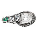 Щетка дисковая 200 х 22,2 мм скрученная жгутами стальная проволока 0,5 мм 9000 об/мин LESSMANN (476211)