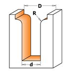 Фреза гравировальная радиусная 19x13x51 мм, хвостовик 12 мм CMT, фото , изображение 2 | SNABZHENIE.com.ua