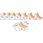 Фреза галтельная 31,7x12,7x54,2 мм, хвостовик 6 мм CMT, фото , изображение 3 | SNABZHENIE.com.ua