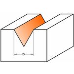 Гравировальная фреза CMT 12,7x11x57,2 мм, хвостовик 6,35 мм, фото , изображение 2 | SNABZHENIE.com.ua