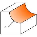 Фреза галтельная 31,7x12,7x54,2 мм, хвостовик 6 мм CMT, фото , изображение 2 | SNABZHENIE.com.ua