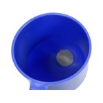 Лійка зі ситом синя VOREL : висота- 160 мм, зовн. і вн. діаметр- 130x120 мм, довжина- 144мм [70/280], фото , зображення 2 | SNABZHENIE.com.ua