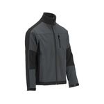 Куртка рабочая SOFTSHELL YATO XXL, черно-серая, 3 кармана, фото , изображение 2 | SNABZHENIE.com.ua