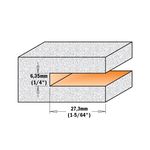 Фреза пазовая для искусственного камня CMT 92x6,35x82,5 мм, хвостовик 12 мм, фото , изображение 2 | SNABZHENIE.com.ua