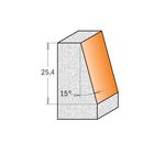 Фреза фасочная для искусственного камня 23x25,4x63,5 мм, хвостовик 12 мм CMT, фото , изображение 2 | SNABZHENIE.com.ua