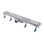 Трап Qtap Dry FB304-700 линейный с сухим затвором 700х73, фото  | SNABZHENIE.com.ua