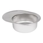 Мойка кухонная Lidz 5745 0,8 мм Satin (LIDZ5745SAT08), фото , изображение 4 | SNABZHENIE.com.ua Мойка кухонная Lidz 5745 0,8 мм Satin (LIDZ5745SAT08), фото , изображение 4 | SNABZHENIE.com.ua