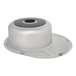 Мойка кухонная Lidz 5745 0,8 мм Satin (LIDZ5745SAT08), фото , изображение 5 | SNABZHENIE.com.ua Мойка кухонная Lidz 5745 0,8 мм Satin (LIDZ5745SAT08), фото , изображение 5 | SNABZHENIE.com.ua