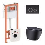 Набор Qtap 3 в 1: инсталляция Nest QT0133M425 + унитаз Robin QT1333046ENRW, фото  | SNABZHENIE.com.ua