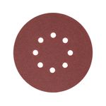 Круг шлифовальный YATO 150мм, Р120, 8 отв, 50шт, для YT-82206, -82207, фото , изображение 2 | SNABZHENIE.com.ua