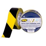 HPX HEAVY DUTY - 48мм x 33м, жовто-чорна посилена самоклеюча стрічка (скотч) для маркування підлоги, фото  | SNABZHENIE.com.ua