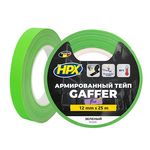 HPX FLUO TAPE - зеленая, 12мм x 25м - армированная флуоресцентная лента, фото  | SNABZHENIE.com.ua