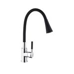 Смеситель кухонный Kroner KRM Kuche - C132BLK, фото  | SNABZHENIE.com.ua