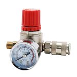 Регулятор давления воздуха 1/4" с быстроразъемным соединением AIRKRAFT, фото  | SNABZHENIE.com.ua