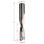 Фреза твердосплавная спиральная нижний рез 10x32x80 мм, CMT, фото  | SNABZHENIE.com.ua