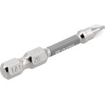 Насадка викруткова YATO PZ1 50мм, 6-гран 1/4, никель, 2шт., фото  | SNABZHENIE.com.ua