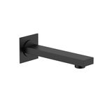 Излив для систем прихованого монтажу Qtap Vytok 180 мм прямокутний QTVYT246BLM45933 Чорний матовий, фото  | SNABZHENIE.com.ua