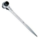 Ключ трещоточный силовой двойной 24x27мм TOPTUL AEAH2427, фото  | SNABZHENIE.com.ua