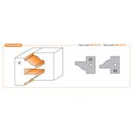 Фреза для дверної обв'язки з 3-х частин 132 мм, посадкове 30 мм CMT (694.015.30), фото , зображення 6 | SNABZHENIE.com.ua
