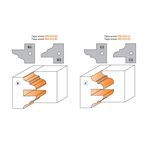 Фреза для дверної обв'язки з 3-х частин 132 мм, посадкове 30 мм CMT (694.015.30), фото , зображення 8 | SNABZHENIE.com.ua