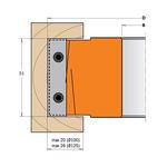 Четвертная насадная фреза CMT 100x51 мм, посадка 30 мм, фото , изображение 2 | SNABZHENIE.com.ua