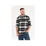 Сорочка фланелева біло-чорна, YATO розм. 2XL/ 82см х 62см,100%-бавовна [40], фото  | SNABZHENIE.com.ua
