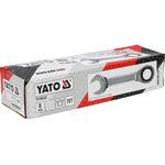 Клюі комбіновані короткі YATO з "тріскачкою" Cr-V, М10, 11, 12, 13, 14, 15, 17, 19 мм, 8 шт. [20], фото  | SNABZHENIE.com.ua