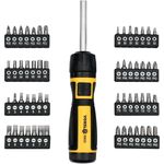 Реверсивная отвертка VOREL с трещоткой, набор насадок CrV 56 (VO-65033), фото  | SNABZHENIE.com.ua