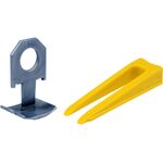 Кліпси і клини для викладання керамічної клитки VOREL : 1.5 mm, t≤ 14 мм. 50+50 (Шт/Уп.) [15], фото  | SNABZHENIE.com.ua