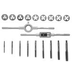 Набор метчиков и плашек 20 ед INTERTOOL SD-8021, фото , изображение 4 | SNABZHENIE.com.ua Набор метчиков и плашек 20 ед INTERTOOL SD-8021, фото , изображение 4 | SNABZHENIE.com.ua