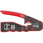 Клещи для обжима и зачистки кабелей YATO RJ45, 135 мм, фото  | SNABZHENIE.com.ua