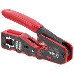 Клещи для обжима и зачистки кабелей YATO RJ45, 135 мм, фото  | SNABZHENIE.com.ua