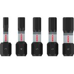 Насадка PRO Hex Impact, H3, H4, H5(x2), H6, 25 мм, 5 шт. BOSCH, фото  | SNABZHENIE.com.ua