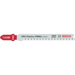 Полотно для лобзиков BOSCH PMMA Clean T102BF, 92 мм, 2 шт., фото  | SNABZHENIE.com.ua