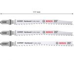 Набор полотен для лобзиков BOSCH EXPERT Hardwood, 2 шт., фото , изображение 5 | SNABZHENIE.com.ua