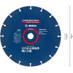 Отрезной круг EXPERT Carbide Multi Wheel, 230 мм, 22.23 мм BOSCH, фото , изображение 6 | SNABZHENIE.com.ua