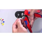 Самонастраивающийся инструмент Knipex для опрессовки гильз 0,08-10/16 мм², фото , изображение 3 | SNABZHENIE.com.ua