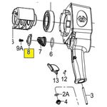 Скоба фиксатора воздуховода 33841-A08, фото  | SNABZHENIE.com.ua