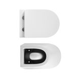 Унитаз Qtap Robin Ultra Quiet безободковый 520x365 мм WHITE с сиденьем Soft-close, фото , изображение 8 | SNABZHENIE.com.ua