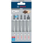 Пилка для лобзика T 101 BF Clean для твердых пород дерева, 5 шт., фото , изображение 2 | SNABZHENIE.com.ua