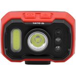 Налобный фонарь YATO 8Вт, аккумулятор Li-Po 3,7 В, 1000/500/100 Лм, YT-085942, фото  | SNABZHENIE.com.ua
