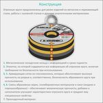 Круг отрезной по металлу Ø115×1.0×22.2мм, 13300об/мин SIGMA, фото , изображение 5 | SNABZHENIE.com.ua Круг отрезной по металлу Ø115×1.0×22.2мм, 13300об/мин SIGMA, фото , изображение 5 | SNABZHENIE.com.ua