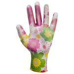 Перчатки с ПУ покрытием SIGMA (9446381) белые манжеты, фото , изображение 3 | SNABZHENIE.com.ua