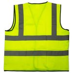 Сигнальный жилет зеленый XXL с полосами SIGMA (9451311), фото , изображение 2 | SNABZHENIE.com.ua