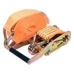 Пас для кріплення багажу з тріщаткою VOREL : сила натягу- 2000/4000 daN, 6 м х 50 мм [6], фото  | SNABZHENIE.com.ua