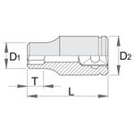 Головка торцевая UNIOR 6 (238/1 6p), фото  | SNABZHENIE.com.ua