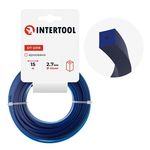 Леска для триммера квадратная, 2.7 мм, 15 м INTERTOOL DT-2319, фото  | SNABZHENIE.com.ua