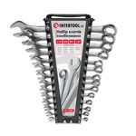 Набор ключей комбинированных 14 ед., 6-24 мм, Cr-V INTERTOOL HT-1252, фото  | SNABZHENIE.com.ua