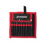 Набор антистатических пинцетов INTERTOOL NT-6002, 9 шт в чехле, фото  | SNABZHENIE.com.ua